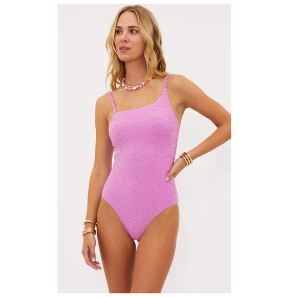 Beach Riot Athena Shell One-Piece Swimsuit Size Small - Picture 3 of 12